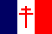 Flagge Fahne flag Freies Frankreich Free France