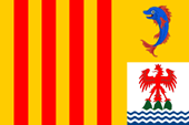 Flagge, Fahne, Region, Provence, Alpes, Côte d'Azur