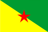 Flagge Fahne Französisch-Guayana flag French Guiana dreapeau pavillon Guyane Française