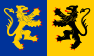 Flagge Fahne flag Herzogtum Geldern Duchy of Geldern Gelre Gueldre Guelders