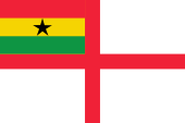 Flagge Fahne flag Ghana Marineflagge naval