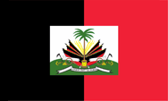 Nationalflagge Flagge Fahne Haiti national flag Duvalier