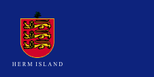 Flagge, Fahne, flag, Herm, Kanalinseln, Normannische Inseln, Channel Islands, Norman Islands