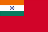 Flagge Fahne flag Indien India Bharat Handelsflagge merchant flag