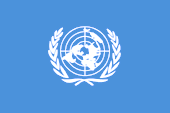 Flagge Fahne flag UNO UN VN Organisation der Vereinten Nationen United Nations Organization