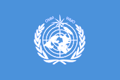 Flagge Fahne flag WMO Weltorganisation für Meteorologie World Meteorological Organization
