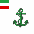 Flagge Fahne flag Iran Persien Persia Kommandeur Kriegshafen Commander war harbour
