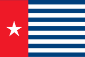 Flagge Fahne flag Westneuguinea Westirian Western New Guinea Irian Jaya West Papua