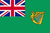 Flagge Fahne flag Irland Ireland Eire Handelsflagge merchant
