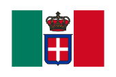 Flagge Fahne flag Gösch naval jack Italien Italy Königreich Italien Kingdom of Italy