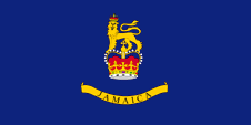 Flagge Fahne flag Jamaika Jamaica Generalgouverneur Governor General