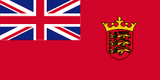 Flagge, Fahne, flag, Handelsflagge, merchant, Jersey, Kanalinseln, Normannische Inseln, Channel Islands, Norman Islands