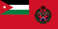 Flagge Fahne flag Jordanien Jordan Kriegsflagge Flagge der Streitkräfte war flag flag of the armed forces