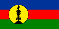 FLNKS, Flagge, Fahne, flag, Neukaledonien, Kanaky, New Caledonia, Nouvelle Calédonie