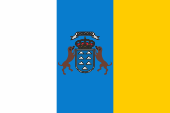 Flagge, Fahne, Kanarische Inseln, Kanaren