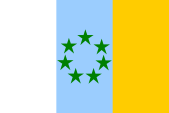 Flagge, Fahne, Kanarische Inseln