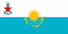 Marine Flagge Fahne naval flag Marineflagge Kasachstan Kazakhstan