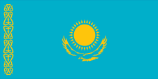 Flagge Fahne flag National flag Kasachstan Kazakhstan