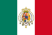 Flagge Fahne flag Königreich beider Sizilien Kingdom of Two Sicilies Regno delle Due Sicilie Neapel Naples State flag state flag