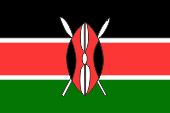Flagge Fahne flag Nationalflagge Handelsflagge Kenya Kenia