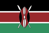 Flagge Fahne flag Nationalflagge Handelsflagge Kenya Kenia