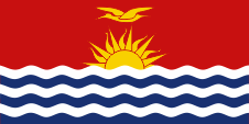 Flagge Fahne flag Nationalflagge Handelsflagge Kiribati Kiribas Gilbert Islands Gilbert-Inseln