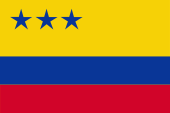 Flagge Fahne flag Großkolumbien Great Colombia Nationalflagge national flag