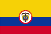 Flagge Fahne flag Kolumbien Colombia Präsident president