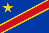 Flagge, Fahne, Kongo-Kinshasa