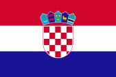 Flagge Fahne flag Handelsflagge merchant Kroatien Croatia