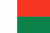 Flagge, Fahne, Madagaskar