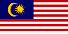 Flagge Fahne National flag Naval jack national flag Malaysia