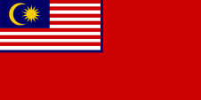 Flagge Fahne Handelsflagge merchant flag Malaysia