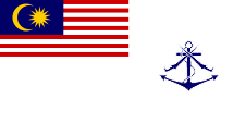 Flagge Fahne Marineflagge naval flag Malaysia