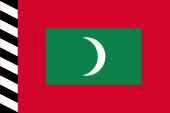 Flagge Fahne Nationalflagge Staatsflagge state flag Malediven Maldives