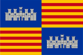 Flagge Fahne flag Königreich Mallorca Kingdom of Majorca