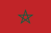 Flagge, Fahne, Französisch-Marokko, Marokko