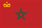 Flagge Fahne flag Handelsflagge merchant flag Marokko Morocco Maroc Al Maghrib Al-Maghrib Maghribija