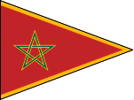 Flagge Fahne flag flag Marokko Morocco Maroc Al Maghrib Al-Maghrib Maghribija Französisch-Marokko French Morocco Sultan
