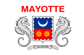 Flagge Fahne Mayotte flag Mayotte dreapeau pavillon Generalrat General Council Collectivité territoriale unique Mayotte