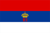 Flagge Fahne flag Marineflagge Kriegsflagge naval flag war flag Montenegro