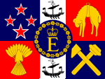 Flagge Fahne flag Neuseeland New Zealand Aotearoa Königin queen