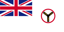 Flagge Fahne flag Royal Niger Company Nigeria Handel Gesellschaft Kolonie Trade Company colony Kompagnie Compagnie