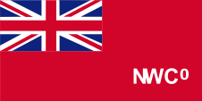 Flagge Fahne flag Nordwest Kompanie North West Company Handel Gesellschaft Kolonie Trade Company colony Kompagnie Compagnie