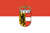 Flagge Fahne flag Landesflagge Landesfarben colours colors Salzburg Staatsflagge state flag Dienstflagge official flag