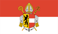 Flagge Fahne flag Landesflagge Landesfarben colours colors Österreich Austria Erzbistum Fürsterzbistum Salzburg Prince-Archbishopric of Salzburg