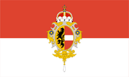Flagge Fahne flag Landesflagge Landesfarben colours colors Österreich Austria Habsburg Habsburger Reich Habsburgs Empire Herzogtum Salzburg duchy of Salzburg