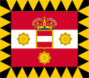 Flagge Fahne flag Kaiserreich Österreich-Ungarn Empire Austria-Hungary Habsburg Habsburger Habsburgs Standarte standard Admiral