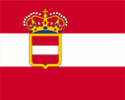 Flagge Fahne flag Kaiserreich Österreich-Ungarn Empire Austria-Hungary Habsburg Habsburger Habsburgs Gösch naval jack