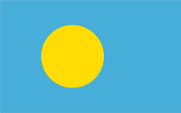 Flagge Fahne flag Palau Palauinseln Palau-Inseln Belau Palau Islands Palaos